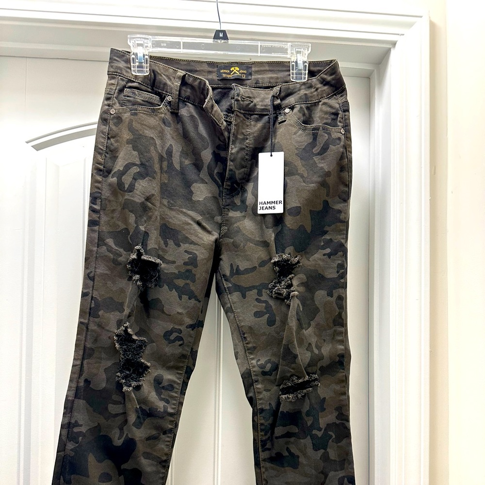 Hammer Jeans.  Camouflage/distressed